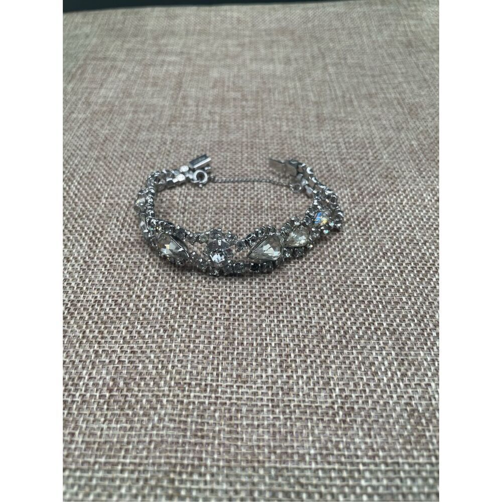 Vintage 1950s Kramer of NY Rhinestone Bracelet Bridal